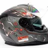 Helma na motorku Nexx SX.100 Gigabot grey/red MT