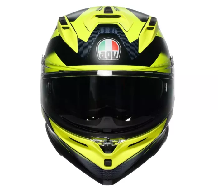 Integrálna helma AGV K7 E2206 GLIMPSE BLACK/YELLOW FLUO