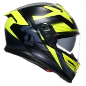 Integrálna helma AGV K7 E2206 GLIMPSE BLACK/YELLOW FLUO