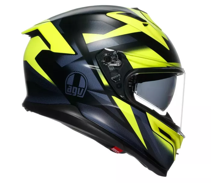 Integrálna helma AGV K7 E2206 GLIMPSE BLACK/YELLOW FLUO