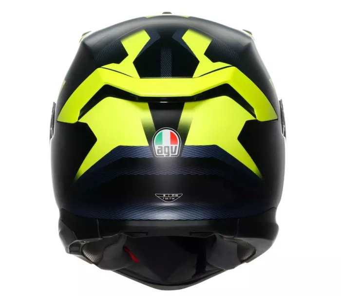 Integrálna helma AGV K7 E2206 GLIMPSE BLACK/YELLOW FLUO