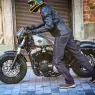 Džínsy na motorku Trilobite 1960 Go-up men dark blue