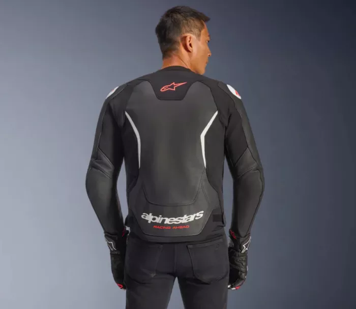 Kožená bunda Alpinestars GP Force V2 black/white Kožená bunda Alpinestars GP Force V2 black/white