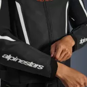 Kožená bunda Alpinestars GP Force V2 black/white