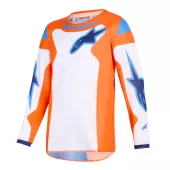 Dres na motokros Alpinestars Youth Fluid Grid orange/ucla blue