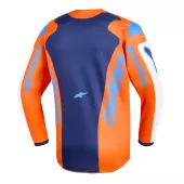 Dres na motokros Alpinestars Youth Fluid Grid orange/ucla blue