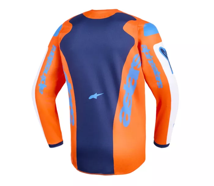 Dres na motokros Alpinestars Youth Fluid Grid orange/ucla blue