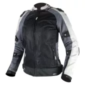 Dámska bunda na moto XRC Haderg AIR 2.0 ladies jacket fluo/grey