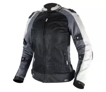 Dámska bunda na moto XRC Haderg AIR 2.0 ladies jacket fluo/grey