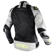 Dámska bunda na moto XRC Haderg AIR 2.0 ladies jacket fluo/grey