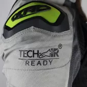 Dámska bunda na moto XRC Haderg AIR 2.0 ladies jacket fluo/grey