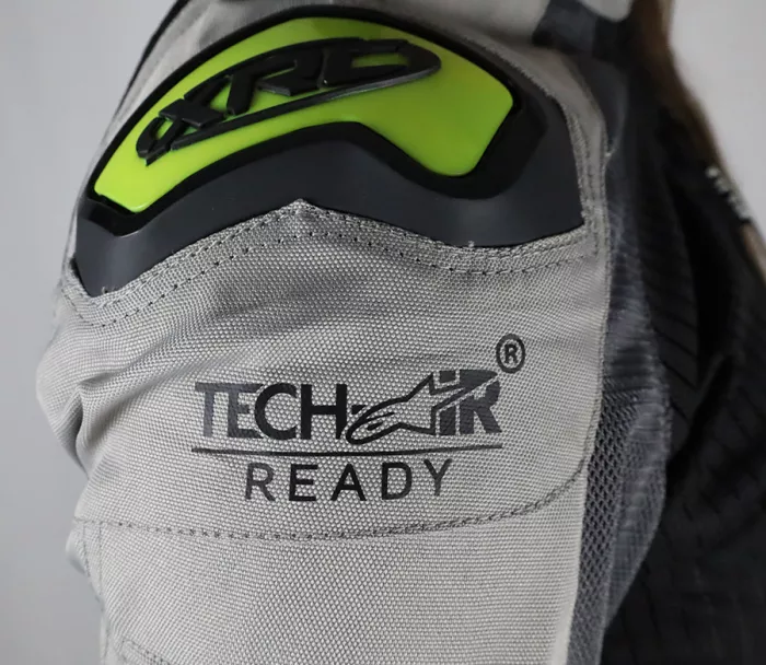 Dámska bunda na moto XRC Haderg AIR 2.0 ladies jacket fluo/grey