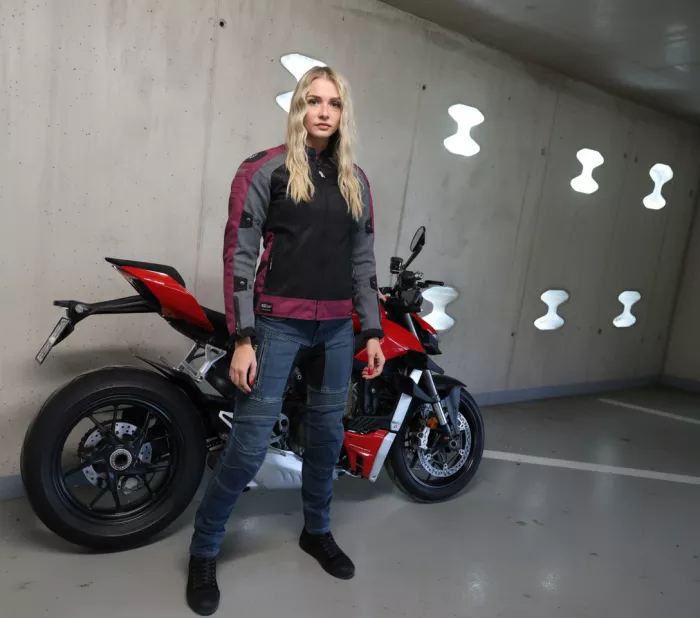 Dámska bunda XRC Haderg AIR 2.0 ladies jacket blk/grey/dark purple