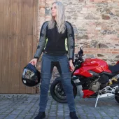 Dámska bunda XRC Haderg AIR 2.0 ladies jacket blk/grey/fluo