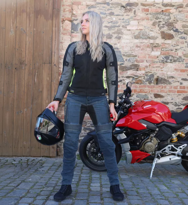 Dámska bunda XRC Haderg AIR 2.0 ladies jacket blk/grey/fluo