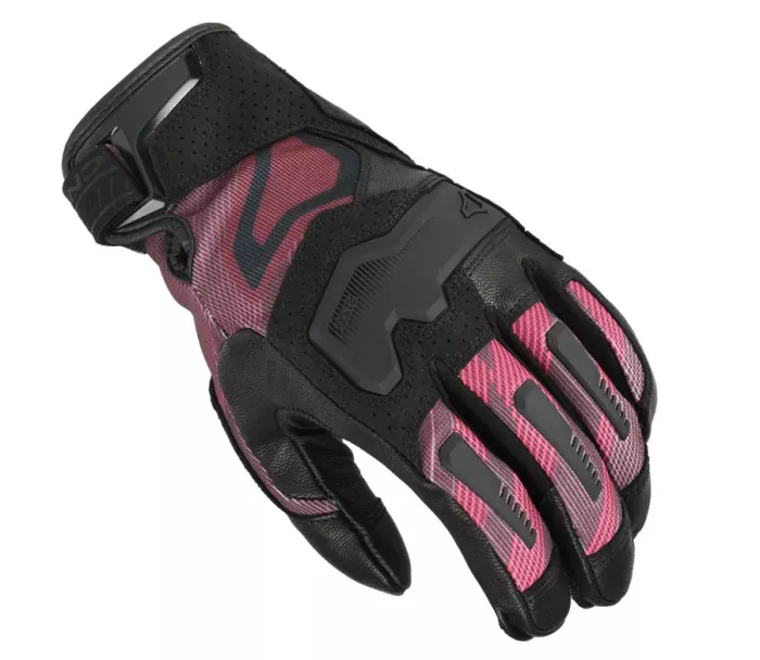 Macna Haros 2.0 black/bordeaux/pink gloves lady vel.L