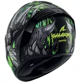 Shark KGA SPARTAN RS SHAYTAN Black Green Grey vel. L