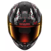 Prilba na moto Shark KUR SKWAL i3 HELLCAT Mat Black Chrom Red