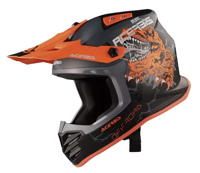 Acerbis Profile junior nero/arancio fluo vel. YXL