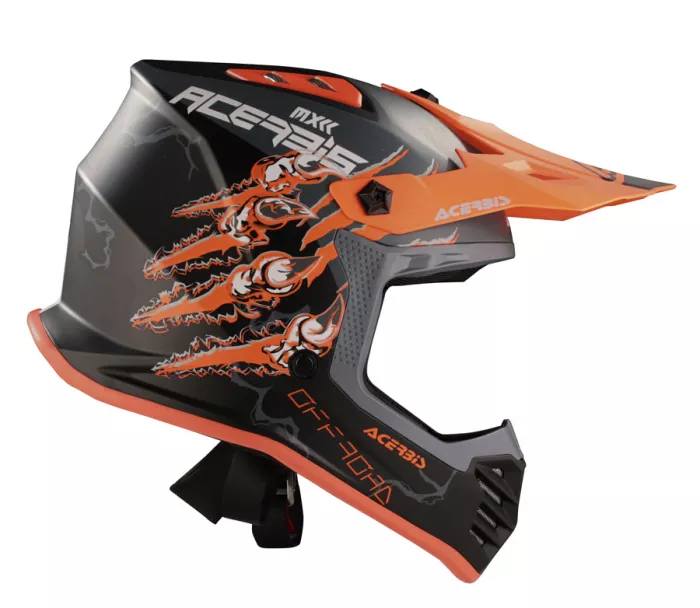 Acerbis Profile junior nero/arancio fluo vel. YXL