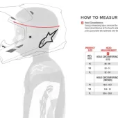 Alpinestars SM3 Youth Fray red/yellow/black glossy helmet vel. YL
