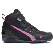 Dámske topánky Dainese HERIAN AIR SHOES WMN BLACK/FLUO PINK