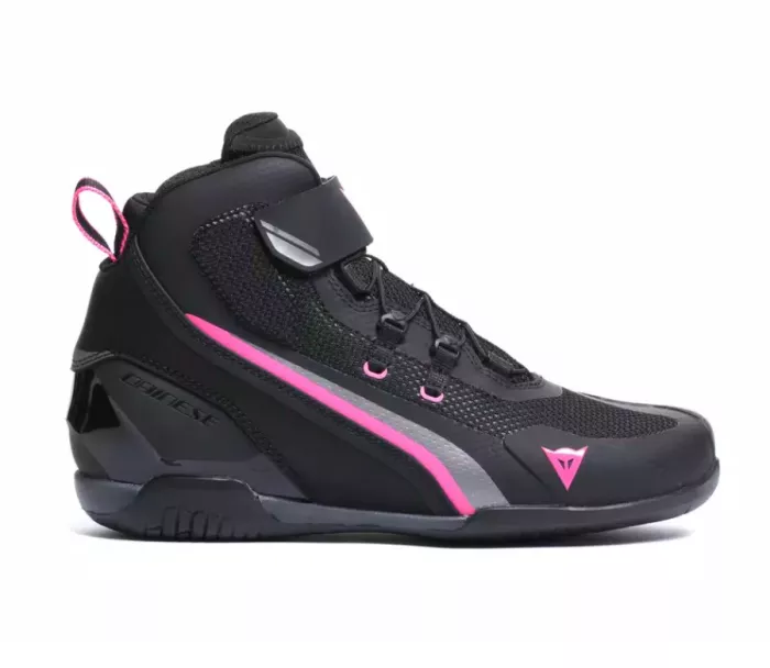 Dámske topánky Dainese HERIAN AIR SHOES WMN BLACK/FLUO PINK