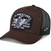 Šiltovka Alpinestars Heritage patch Trucker brown/black