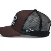 Šiltovka Alpinestars Heritage patch Trucker brown/black