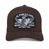 Šiltovka Alpinestars Heritage patch Trucker brown/black