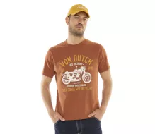 Pánske tričko Von Dutch Hit light coffee