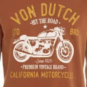 Pánske tričko Von Dutch Hit light coffee