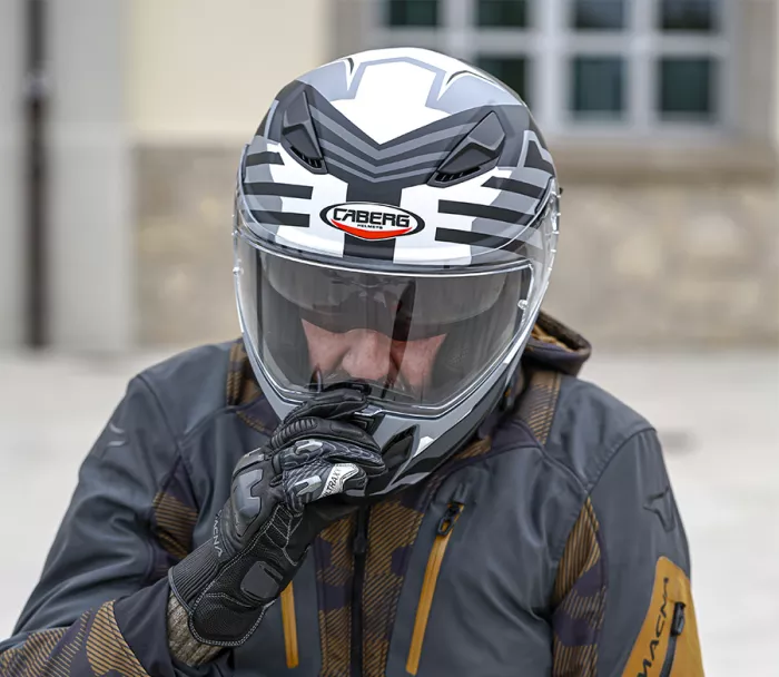 Helma na motorku Caberg Drift Evo II Horizon matt grey/black/white
