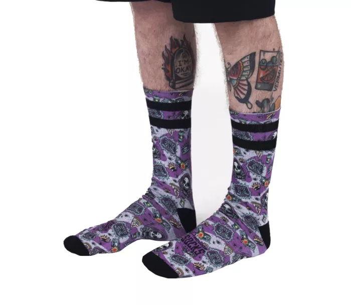 Dizajnové ponožky American Socks AS211 Horror Time veľ. L-XL