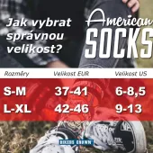 Dizajnové ponožky American Socks AS211 Horror Time veľ. L-XL