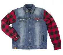 Bunda na moto Rusty Pistons RPSWM16 Hoxie 2.0 men red vel. 3XL