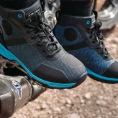Topánky na moto Falco 505 Hyke black/cyan
