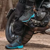 Topánky na moto Falco 505 Hyke black/cyan