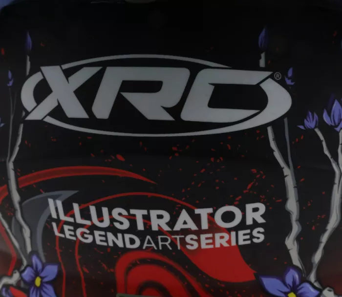 Helma na moto XRC Illustrator matt red