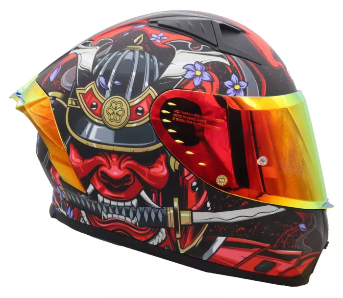 Helma na moto XRC Illustrator matt red