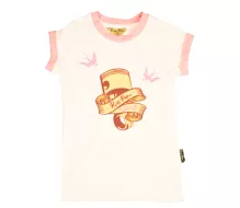 Dievčenské tričko Rusty Pistons Ino white/pink