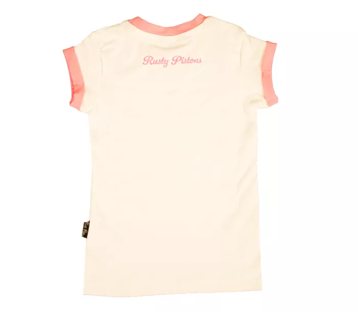 Dievčenské tričko Rusty Pistons Ino white/pink