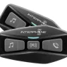 Bluetooth headset pre uzavreté a otvorené prilby CellularLine Interphone U-COM2, Twin Pack