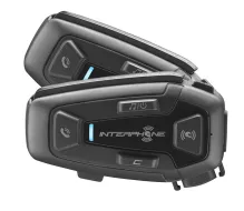 Bluetooth headset pre uzavreté a otvorené prilby Interphone U-COM8R, Twin Pack