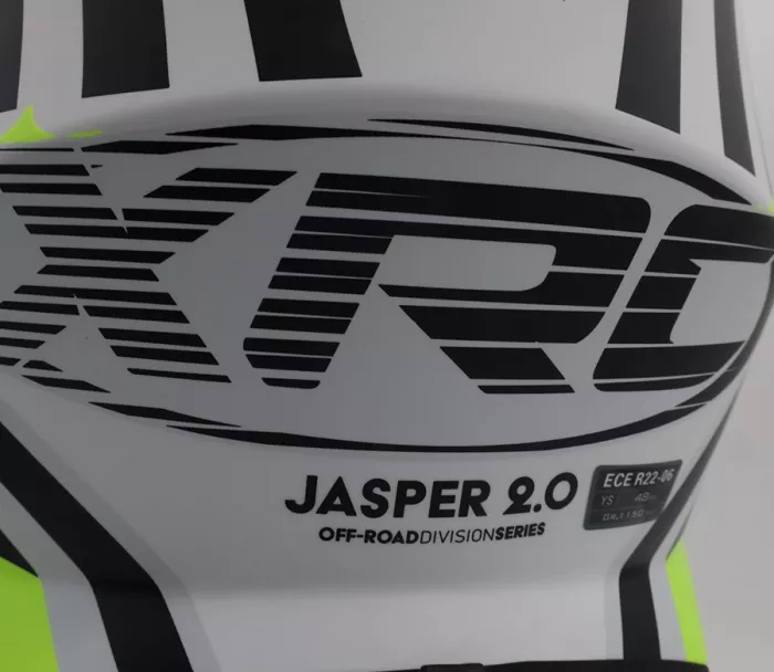 XRC MX Jasper Youth 2.0 black/white/fluo vel. YXL