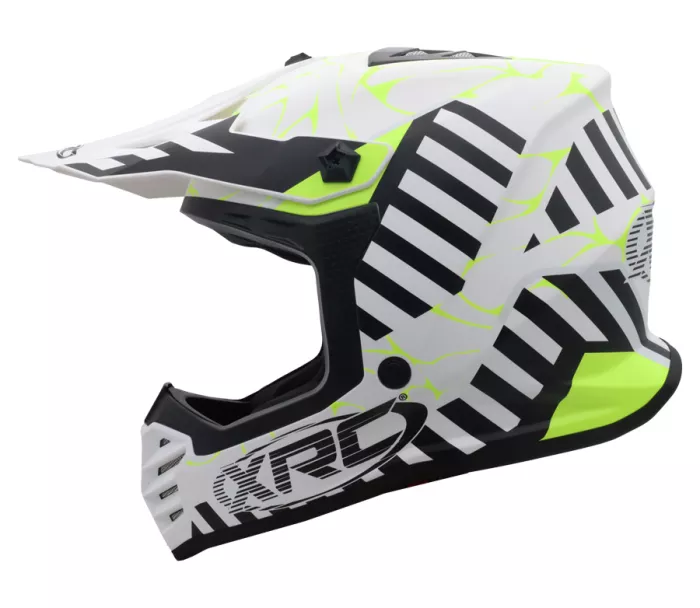 XRC MX Jasper Youth 2.0 black/white/fluo vel. YXL