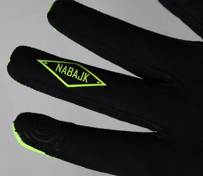 Nabajk Jesteed men gloves fluo/black vel. L