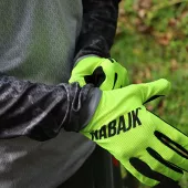 Pánske MTB rukavice Nabajk Jesteed fluo/black