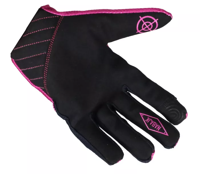 Dámske rukavice Nabajk Jesteed fuchsia/black