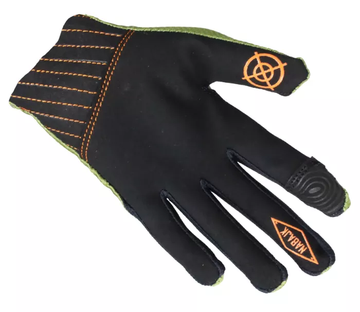 Nabajk Jesteed youth boys gloves khaki/black/orange vel. 5Y-6Y